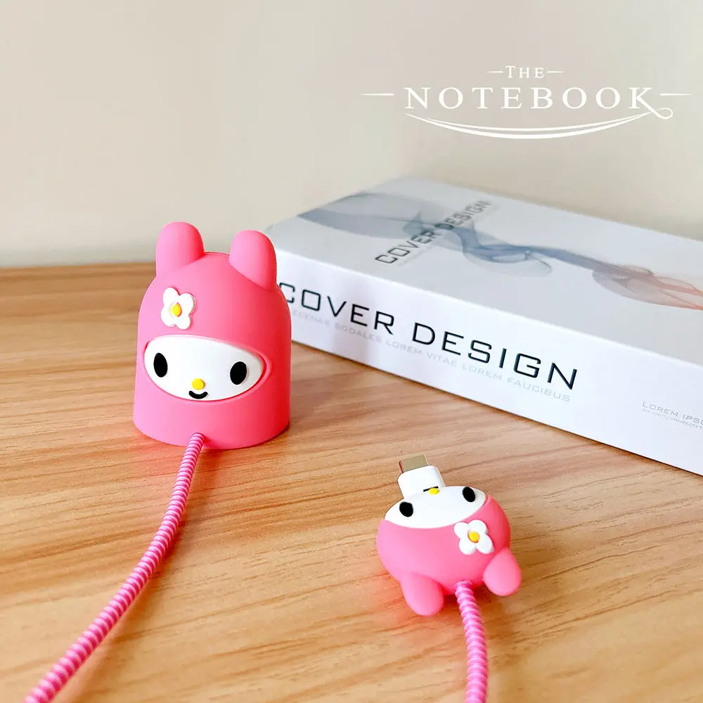 Cute Cartoon Mymelody Charger Stand Mount Silicone Dock Holder for iWatch Series Ultra/9/8/7/6/5/4/3/2/1/se Charge Cable Gifts