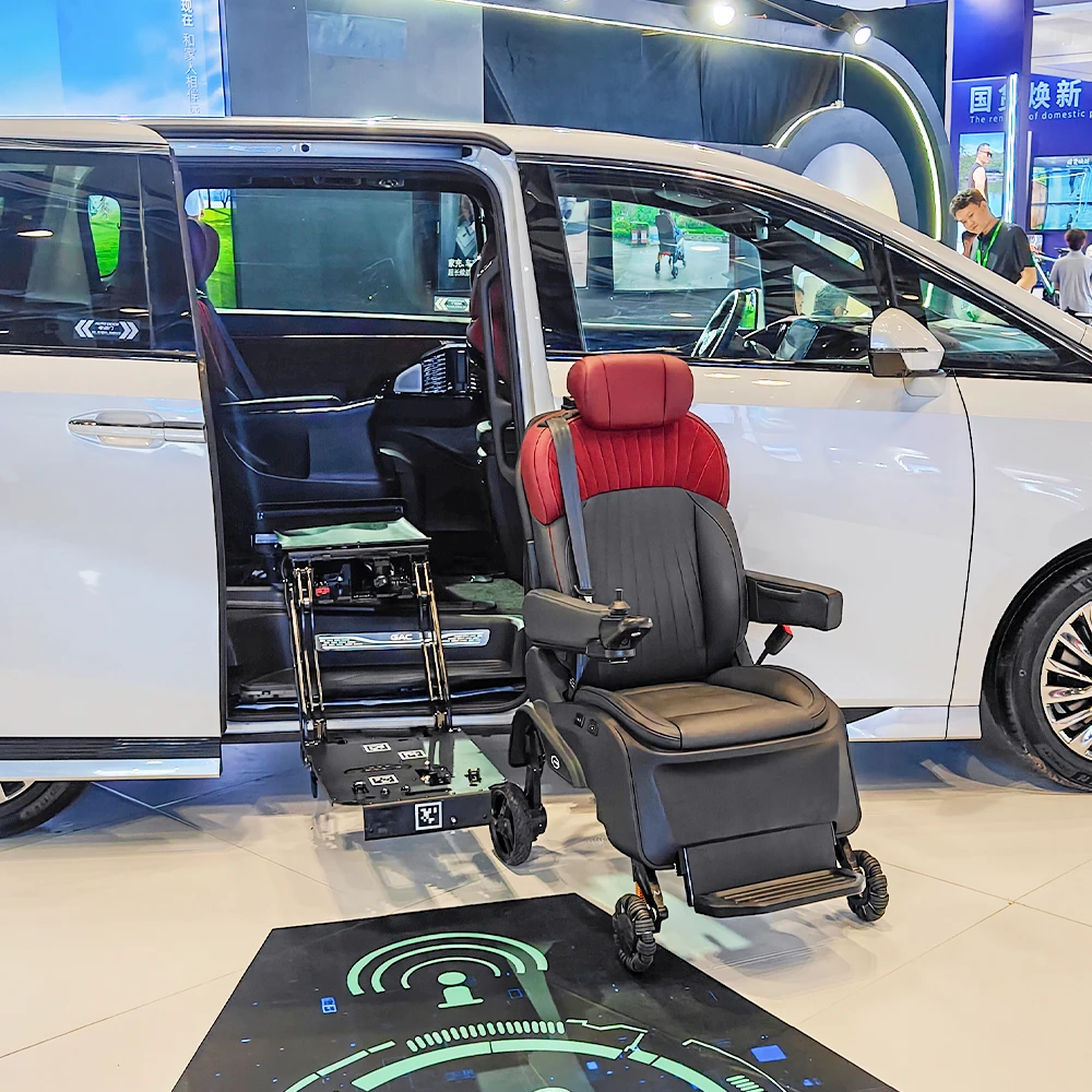 

Disabled Old Wheelchair Users Accessible Car Leather Seat Car Transfer Seat Detachable Design
