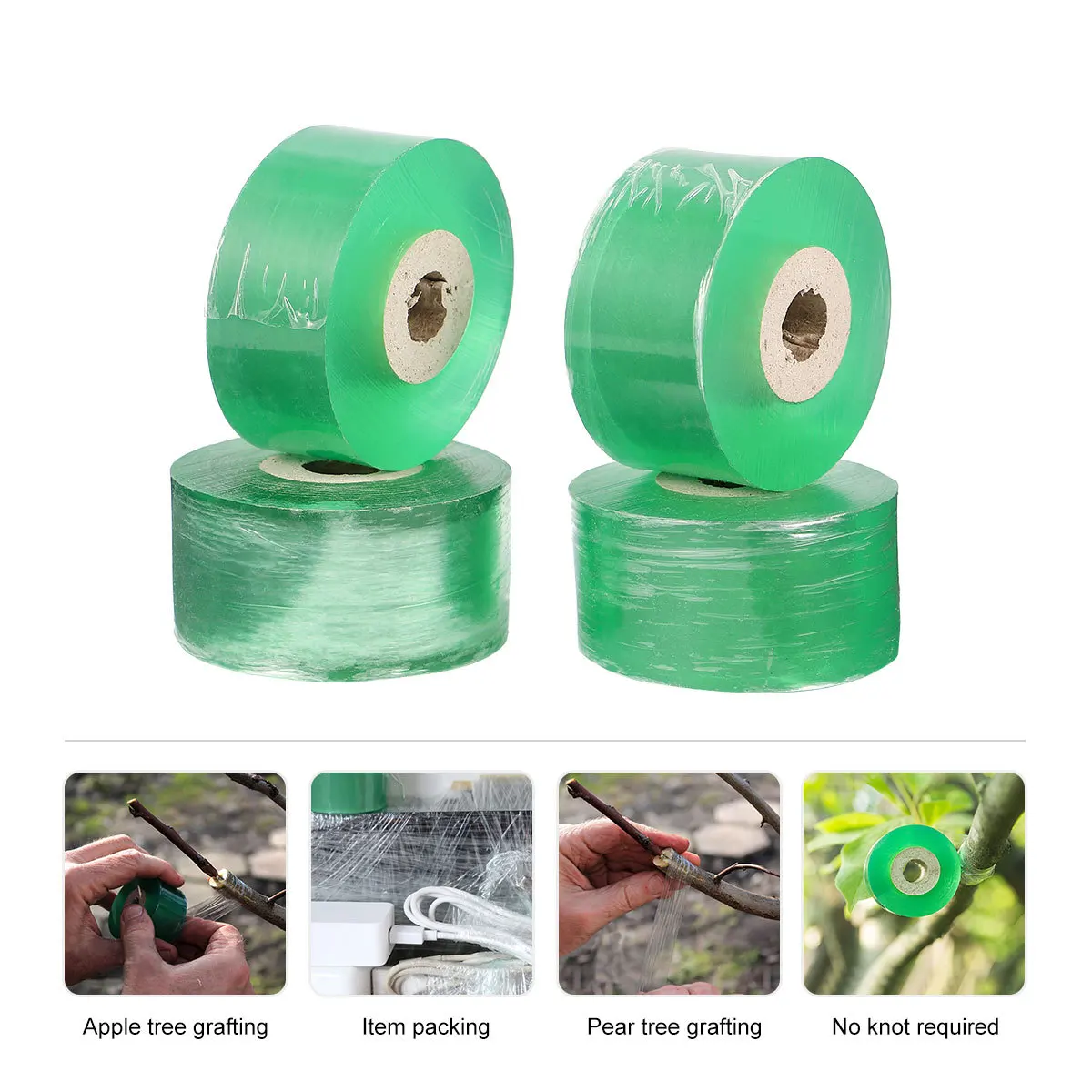 4 قطعة 4 لفات 3 سنتيمتر تطعيم الشريط لأشجار الفاكهة ذاتية اللصق لمط مقاوم للماء برعم طبقة حماية مرنة حديقة أداة ل #4