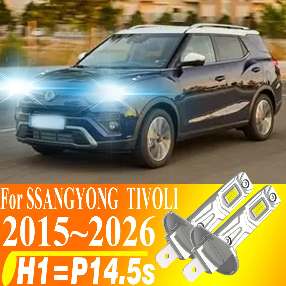 

2 шт. светодиодные лампы H1 P14.5s для автомобильных фар, 12В, белые, турбо, диодные противотуманные фары, высокая мощность, суперяркие, для RENAULT WIND 2010~2013