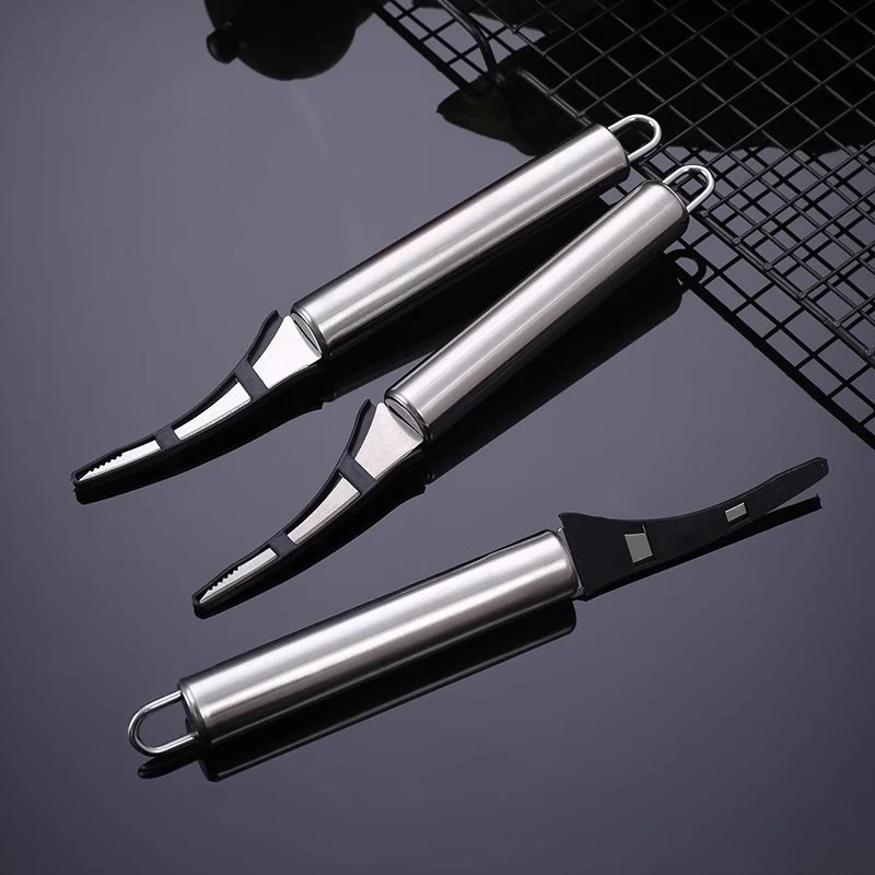 2 in 1 Shrimp Peeling Tool Special Knife for Prawns Deboning Kitchen Multifunctional Tool Back Cutter Vein Remover