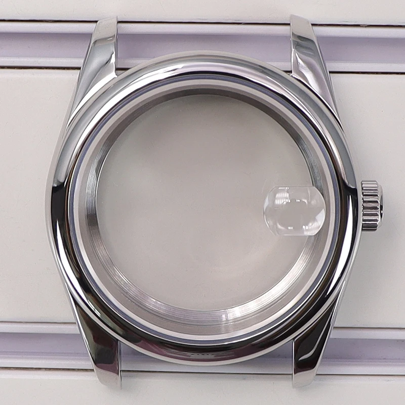 

36mm/39mm Stainless Steel Watch Case For Oyster NH35 NH36 NH38 NH34 4R36 Miyota 8215 8205 Movement 28.5mm Dial Sapphire Crystal