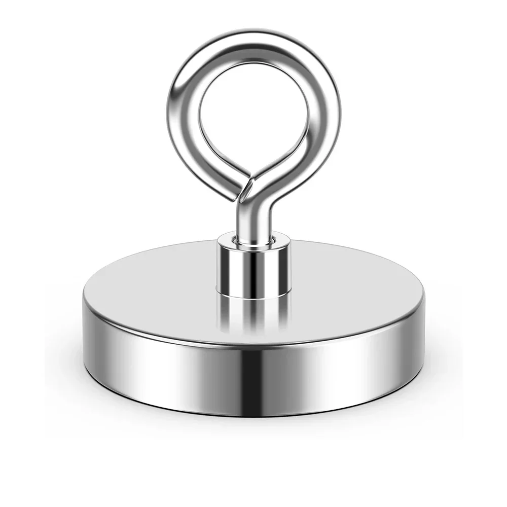 

Super Strong Neodymium Magnet Fishing Salvage Magnets Rare Earth Magnet Round Powerful Magnetic Hook Sea Fishing Magnet Searcher