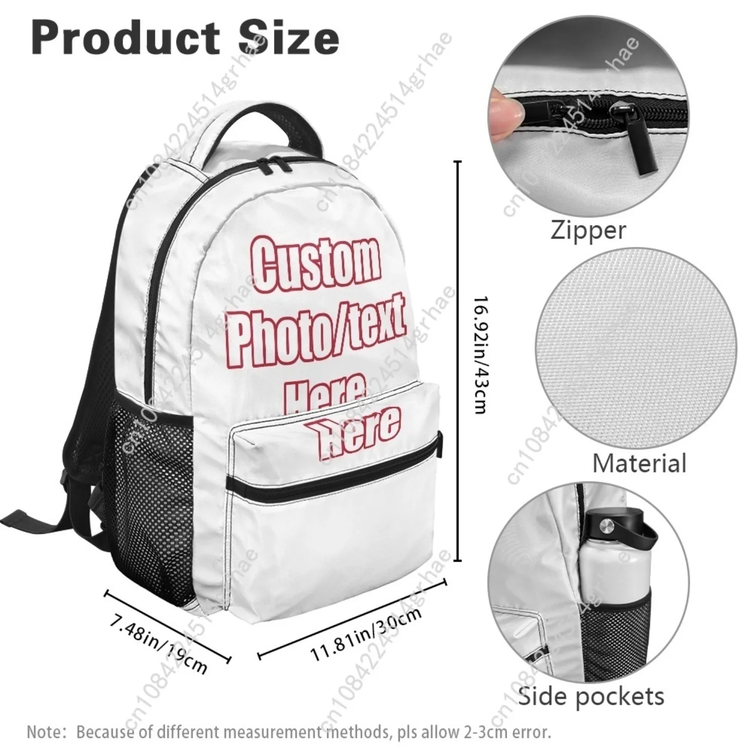 Bohemian Mandala Floral Print All-over Print Student Backpack Suitable for Travel and Camping Lightweight, and Easy To Clean - view 6