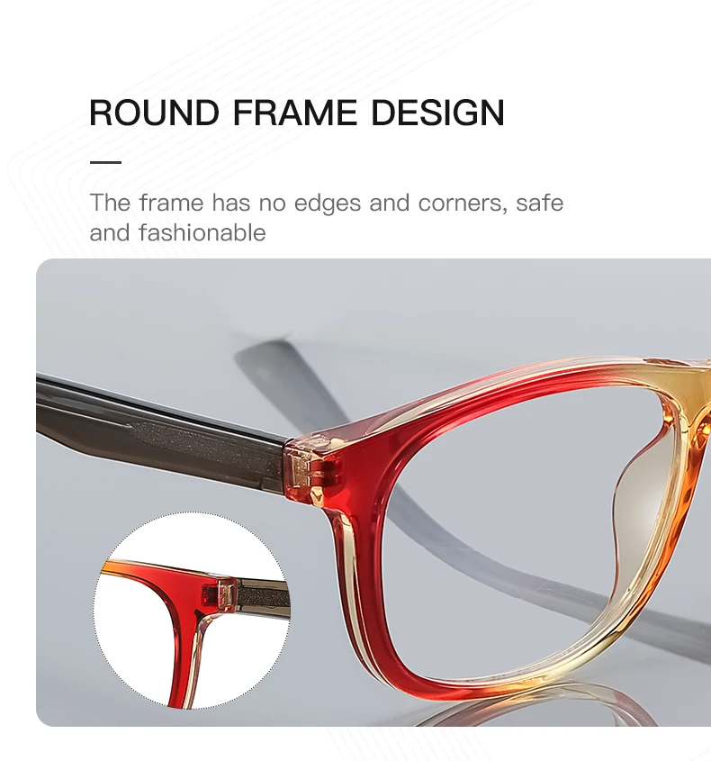 JMISUS Boys Girls Rectangle Prescription Glasses Children Frame Photochromic Myopia eyeglasses With Spring Metal Legs