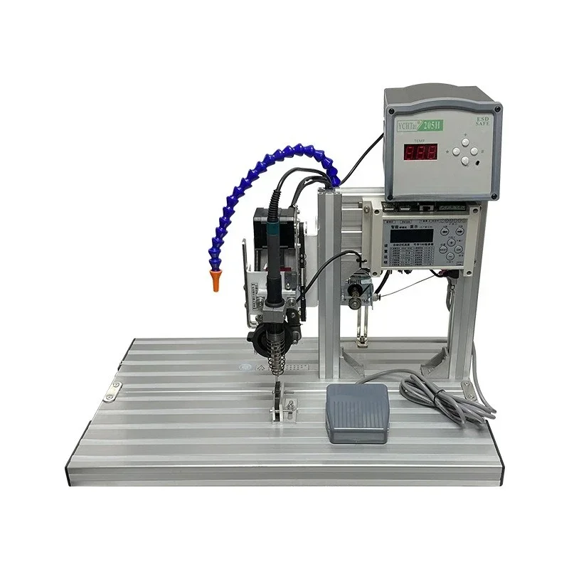 Semi-automatic soldering machine Foot-operated USB cable Circuit board Aviation plug soldering machine Pneumatic