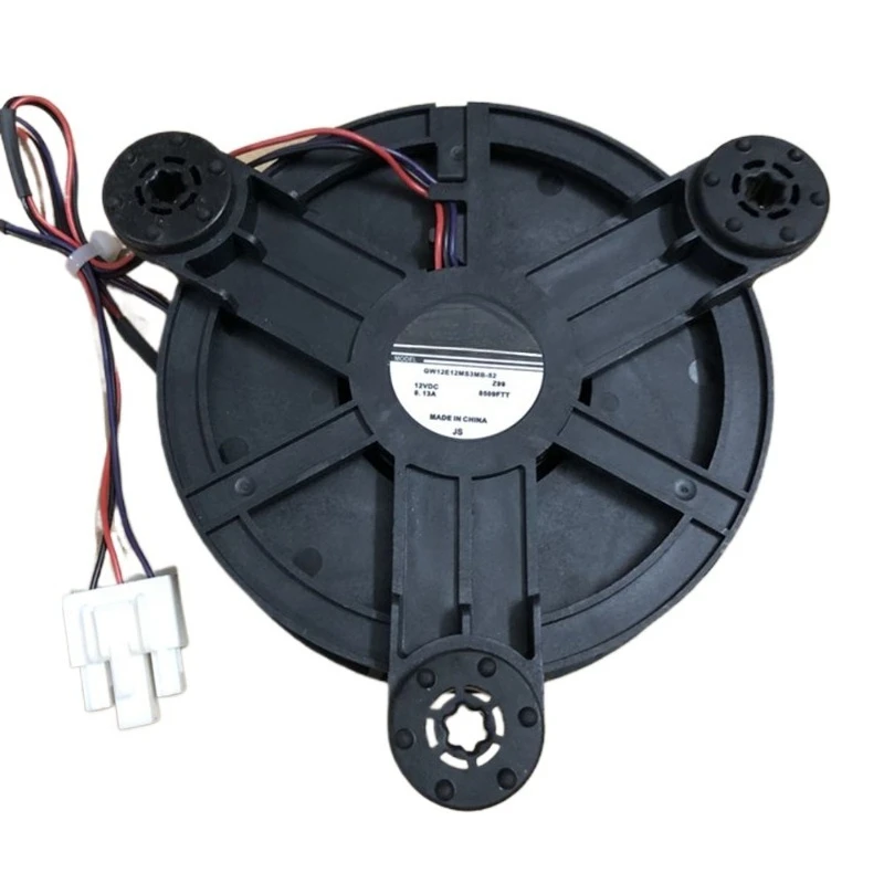 

Replacement Refrigerator Cooling Fan GW12E12MS3MB-52 52Z32, 12VDC 0.13A Refrigeration Fan Motor for Midea Freezer