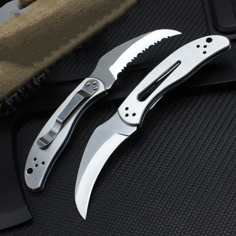 

Outdoor Folding Knife Camping Portable EDC Tool Wilderness Survival Security Pocket Knives