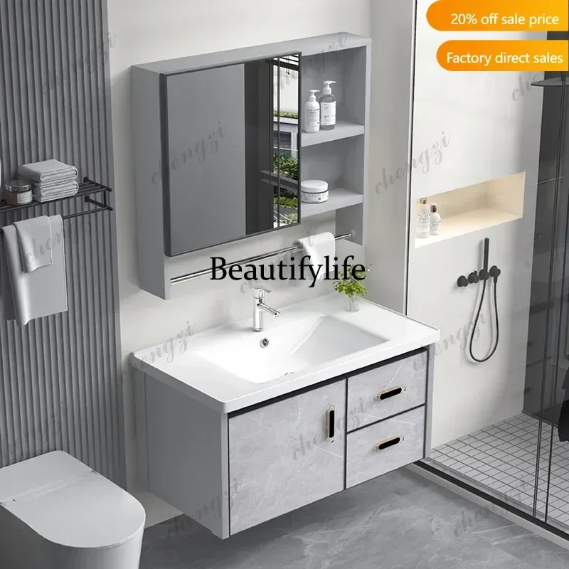 y45  Mirror Wall Organizer Bathroom Cabinet Storage Perfume Vanity Cupboard Closet Modern Decorations Archivadores Room