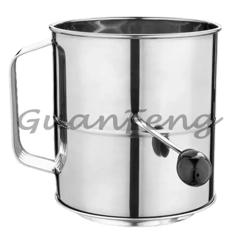 Powdered sugar sieve, stainless steel sieve, hand cup sieve for baking cakes