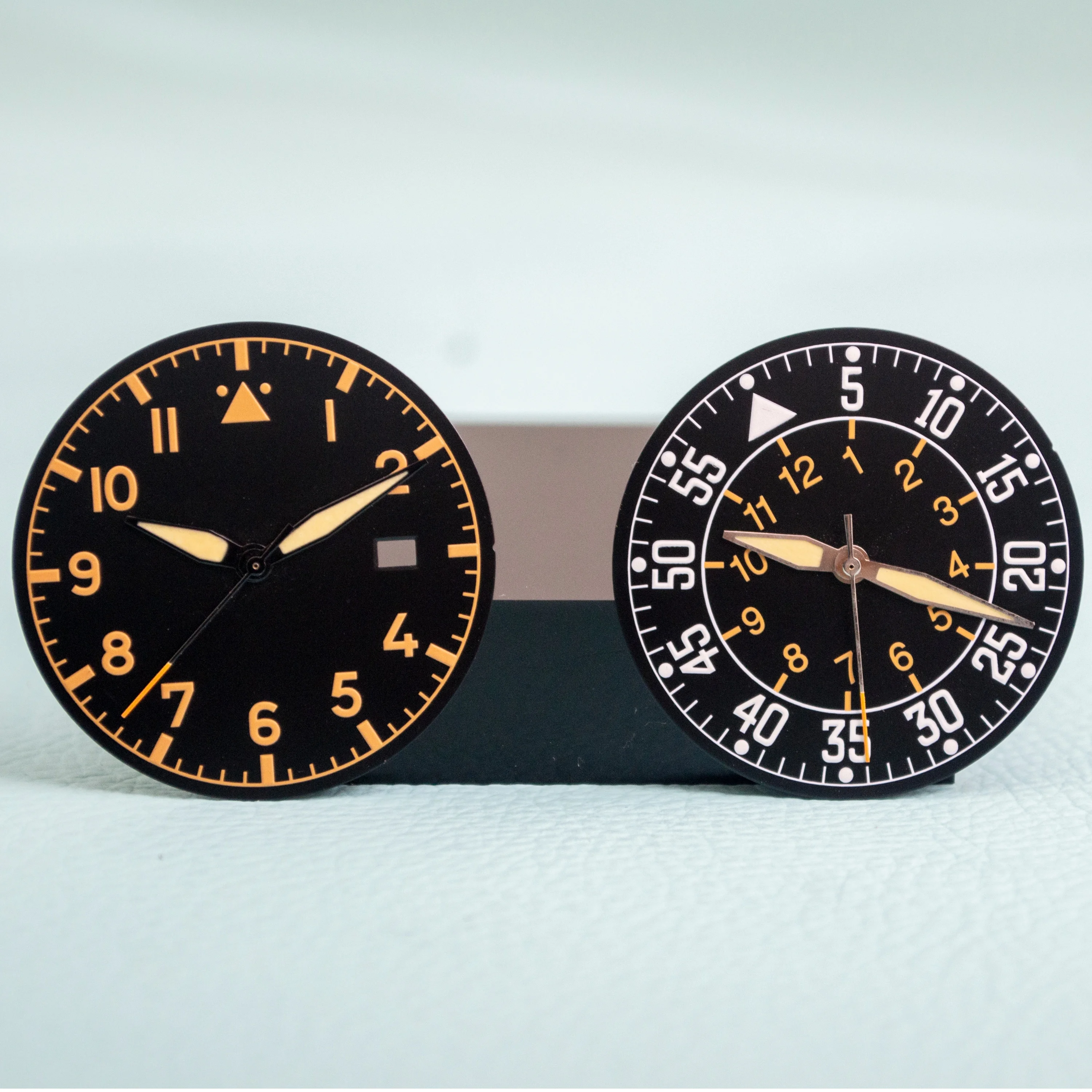 

Mod NH35 Dial Hands Green Luminous Dial Pointers 36mm Watch Dial for Mark XX fit NH35 NH36 Movement Watch Replacements Parts