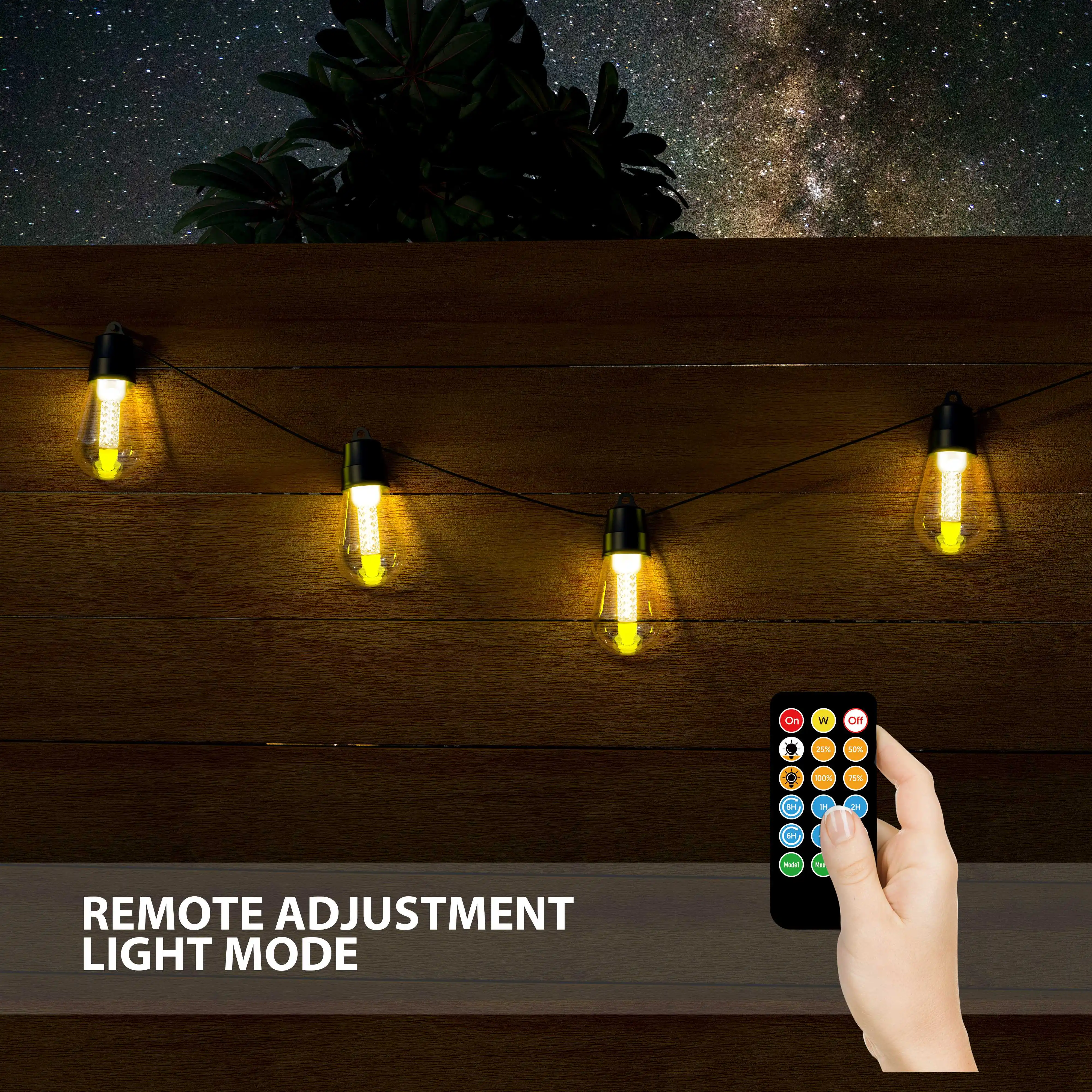 13m Courtyard Living Room Bluetooth Dimmer Light Strings, Parties, Parties, Festivals, Atmosphere Gifts