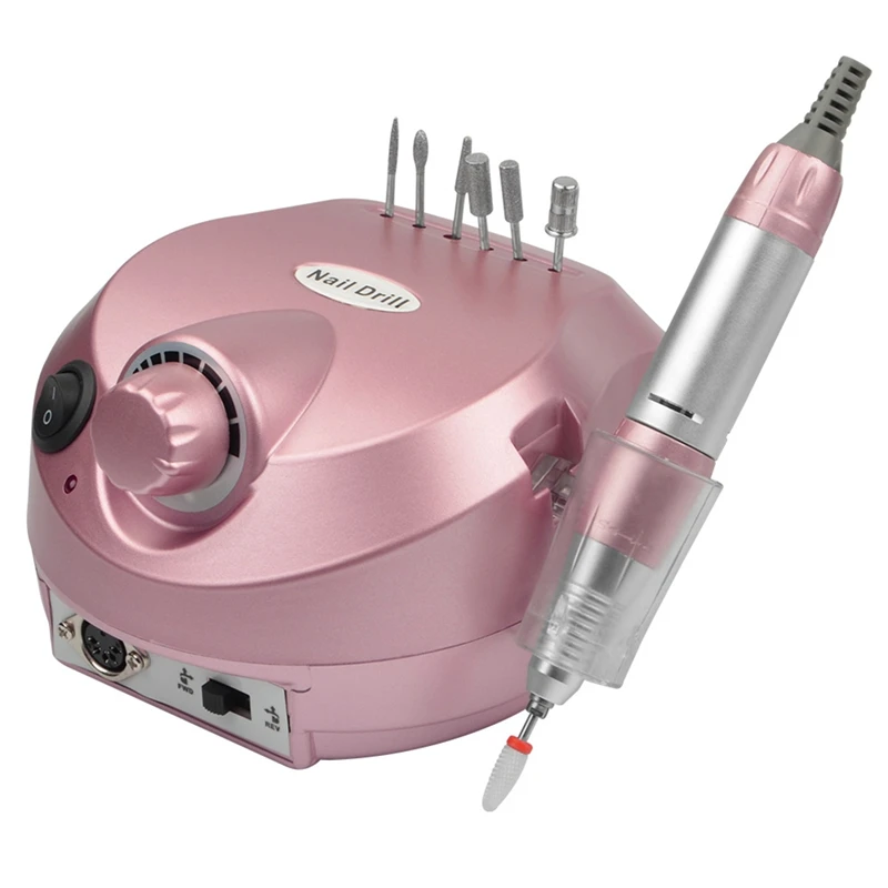 Electric Nail Drill Professional Manicure Machine Nail Sander Set Nail Drill Bit Portable Nail Salon Polisher US PLUG