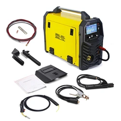 200A Dual Pulse Synergy MIG Arc Welder MAG TIG MMA 4 IN 1 Welding Machine For Metal Stainless Steel Aluminum Copper Max 5KG NEW