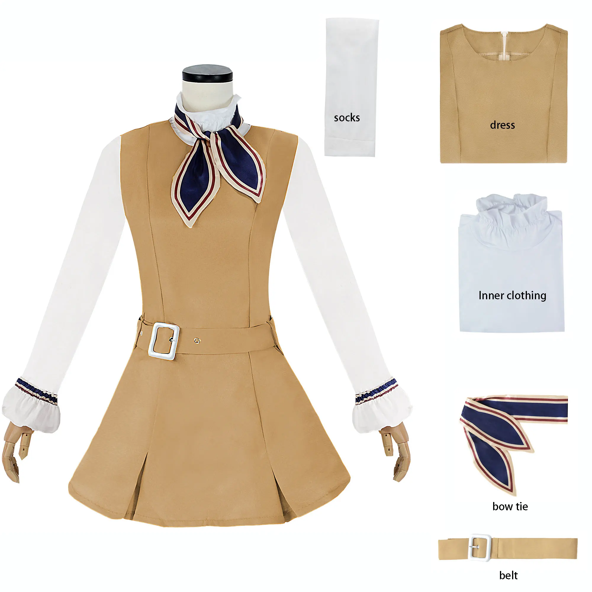 Film Meghan Cosplay Kostüm Meghan 2.0 gleichen Stil Cosplay Kleid Damen komplettes Halloween-Kostüm