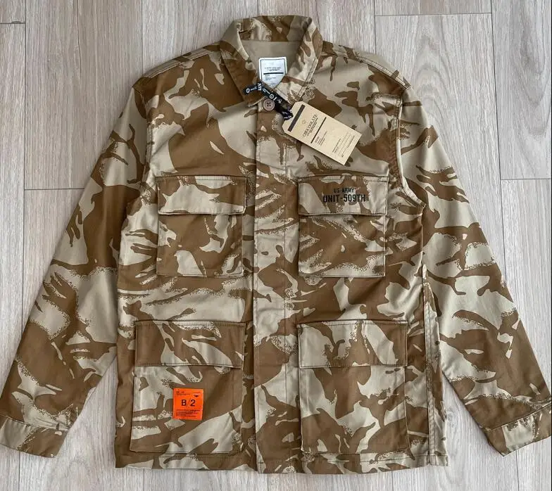 Britain Camouflage Desert Jacket Men Spring Uniform