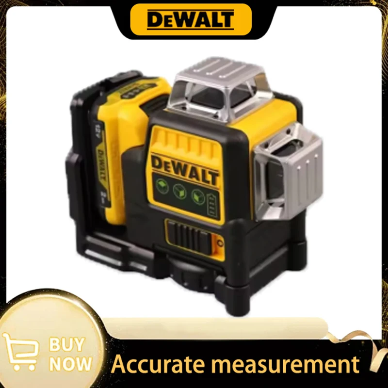 

Dewalt DW089LG 12 В 12-линейный лазерный уровень 3 стороны * 360 градусов вертикальный самовыравнивающийся зеленый профессиональный лазерный уровень