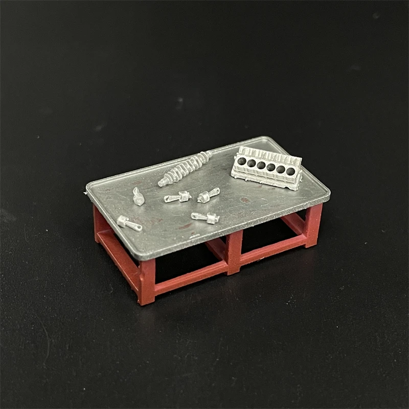 Dayu 1/64 Model Car Diorama Resin Maintenance Tools Repair Shop Scene 3D Printing Repair Tools Decoration Simulation Scene Toy