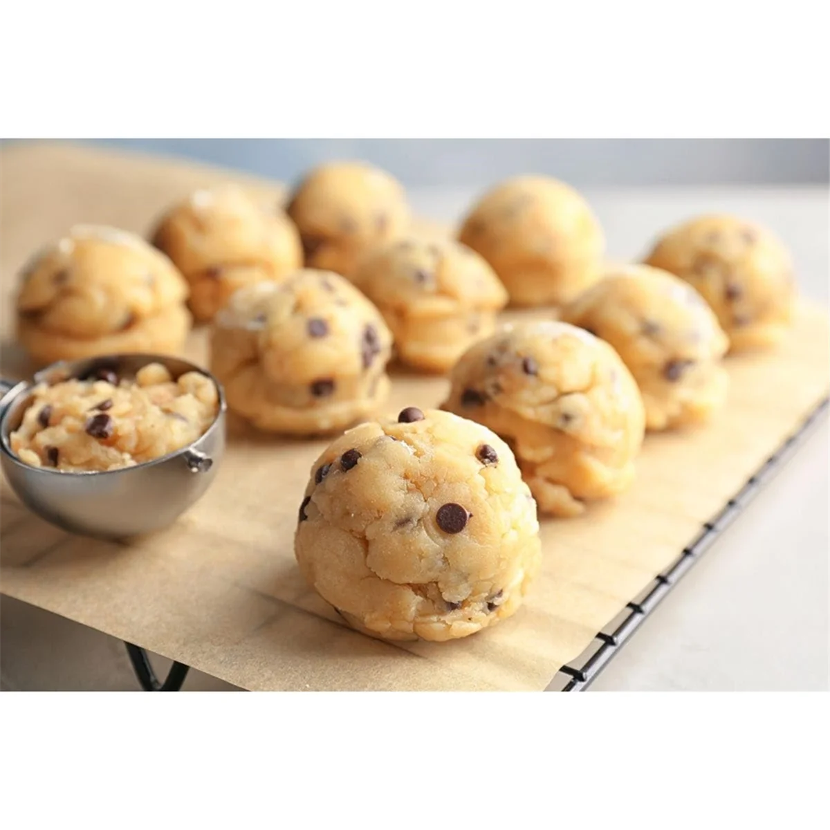 

Новый порционный совок для мороженого и печенья 3,75 унции, 10-портовый совок для мороженого, теста для макарей, теста для чаек, теста для приготовления пищи