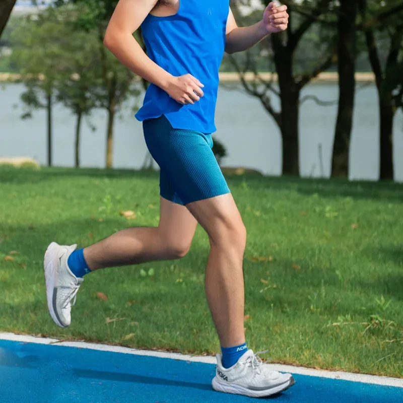 AONIJIE obcisłe spodenki sportowe męskie szybkoschnące trening sportowy spodenki gimnastyczne do biegania cienkie oddychająca odzież sportowa