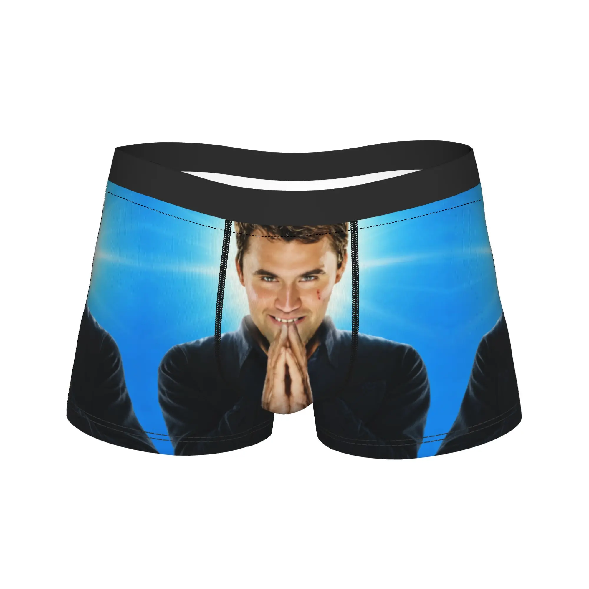 Charlie Kirk Prayer Pose Meme Underwear  Men Boxer Brief Comfortable Trunk Hot Sale Print Plus Size Panties