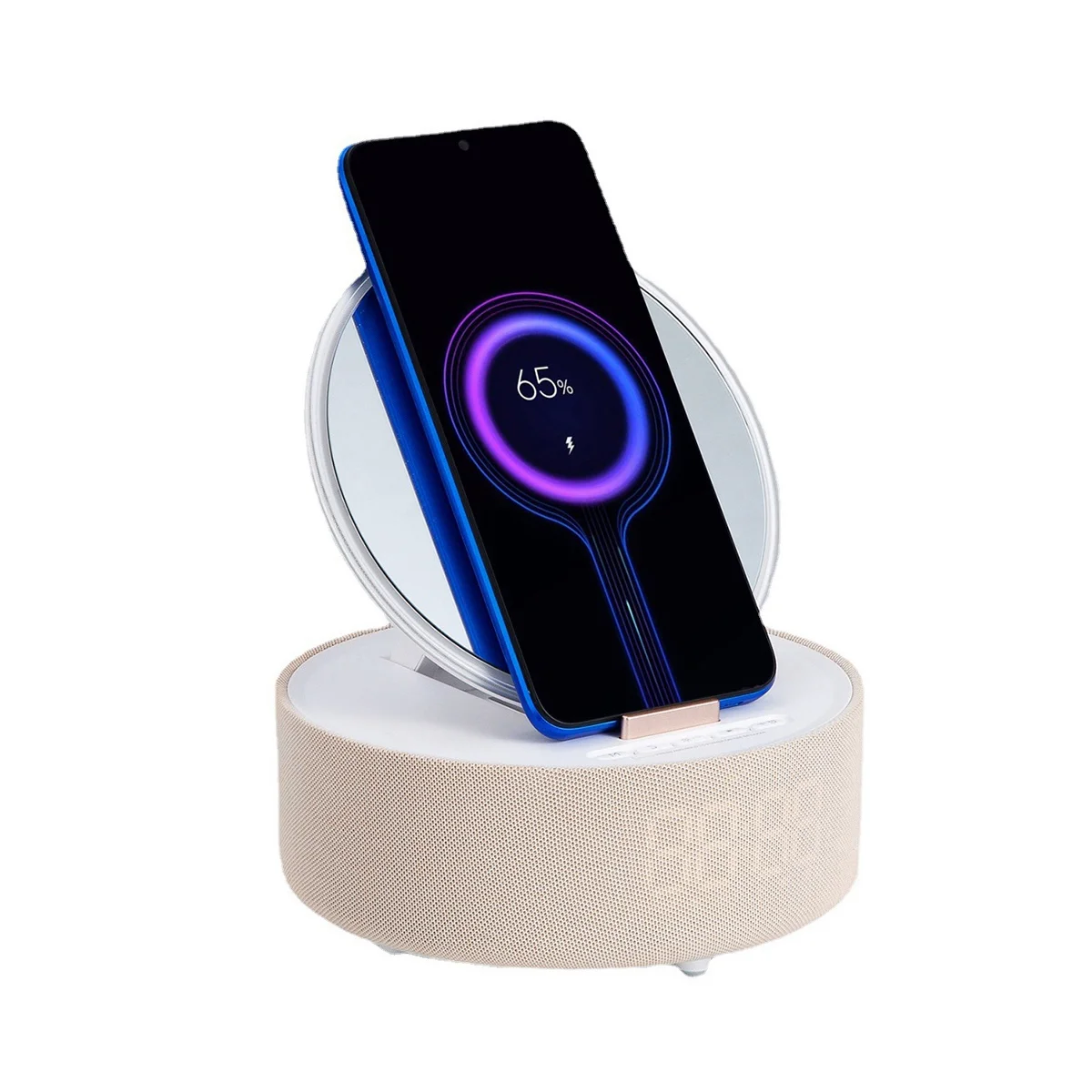 

Birthday Gifts for All 6 in 1 Wireless Phone Charger with Digital Alarm, Mirror Light with Bluetooth Gifts for Girls Mom