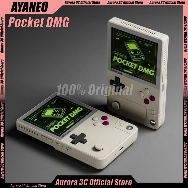 AYANEO Pocket DMG Game Console 3.92Inch Screen 6000mAh OLED Resolution 1240*1080 Gyroscope Custom Handheld Game Consoles Gifts