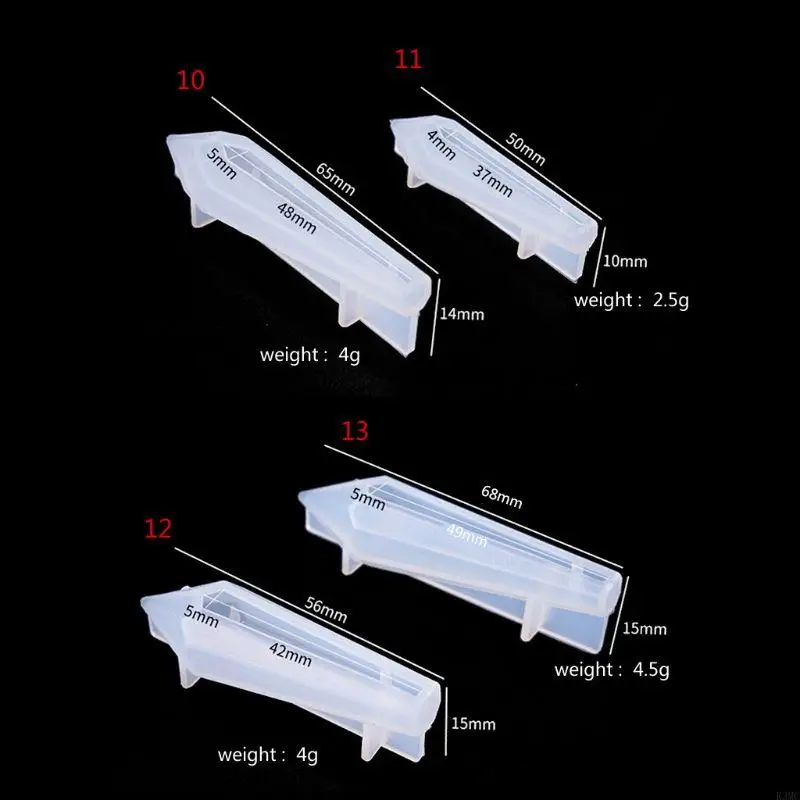 

R3MC Resin Pendulum Molds Silicone Crystal Molds Epoxy UV Resin Mold for Resin
