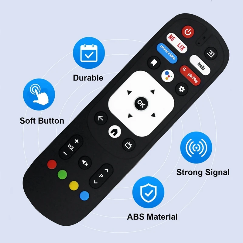 Replace RM-C3287 Voice Remote Control For JVC RM-C3570 For KENWOOD For Motorola Smart TV Remote Control Easy To Use