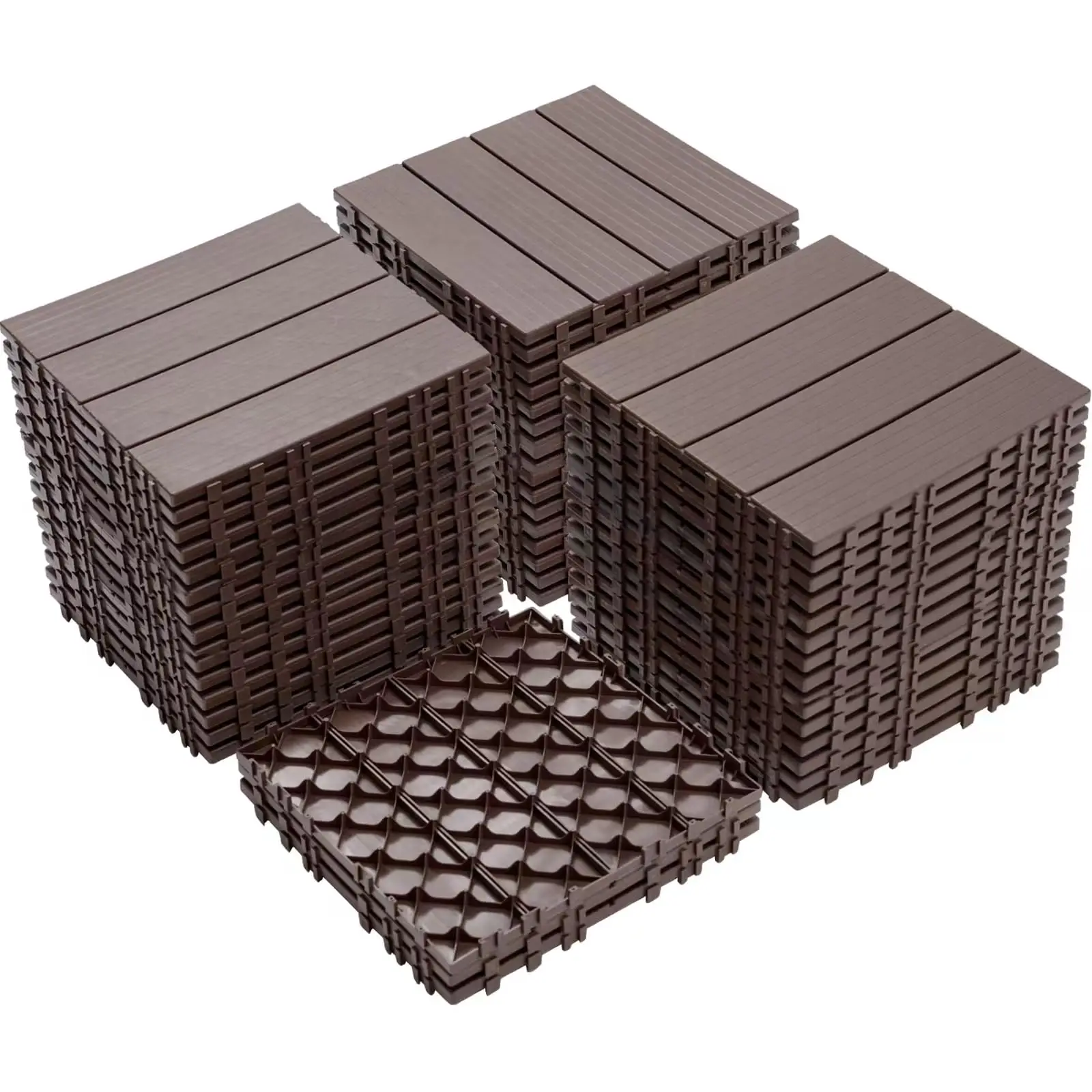 Plastic Interlocking Deck Tiles 12