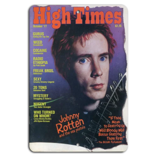 1p,Punk Rock Vintage: Johnny Rotten & High Times '77 Era