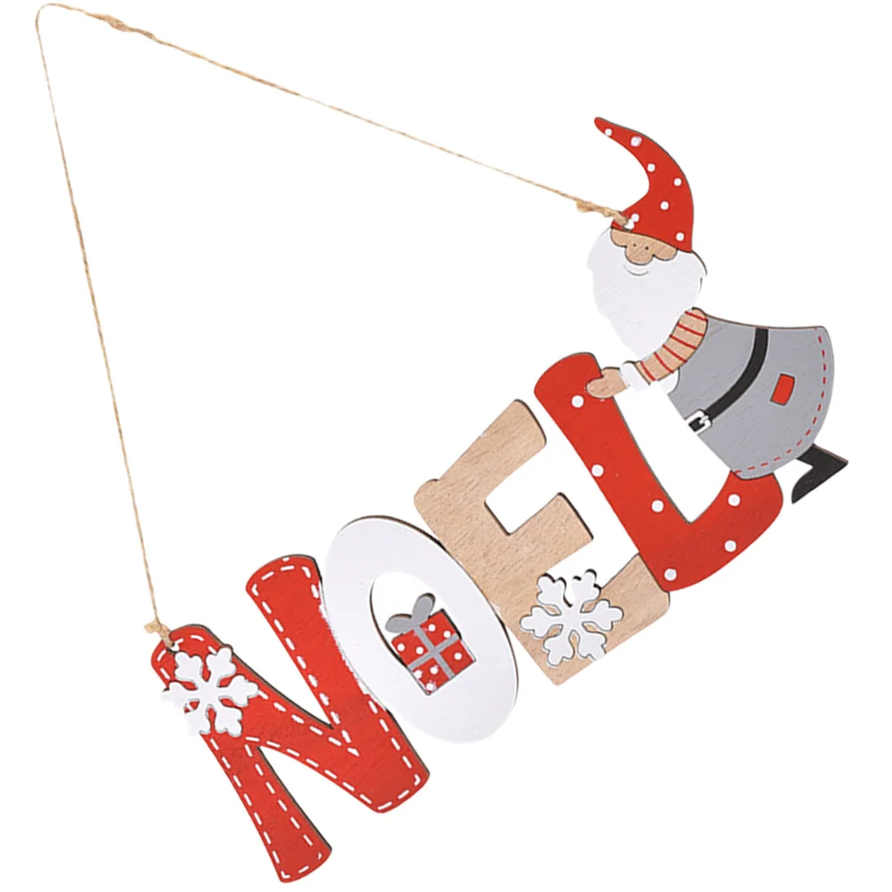 

Christmas Hanging Ornament Wooden Tag Creative Hollow Design for Tree Decorative Pendant Indoor Outdoor Party Use