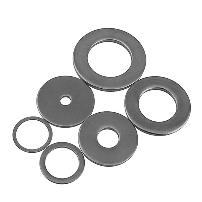 10/50pcs M6 M8 M10 316 Stainless Steel Gasket Ultra-thin Metal Screw Flat Washer Standard Increase Thickened Meson Washer