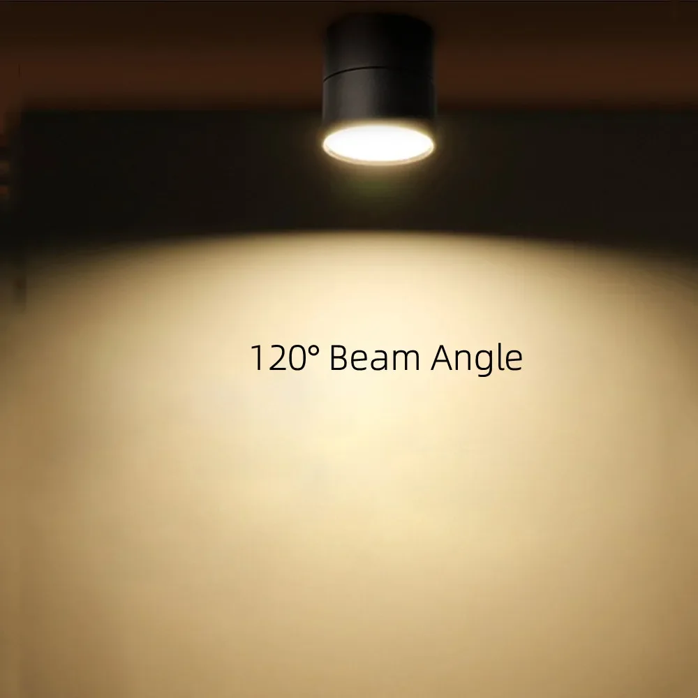 Led Track Light Aluminum Spot light Track Rail Light lamps Foldable and 360° Rotatable Ceiling Lighting For Kitchen Bedroom