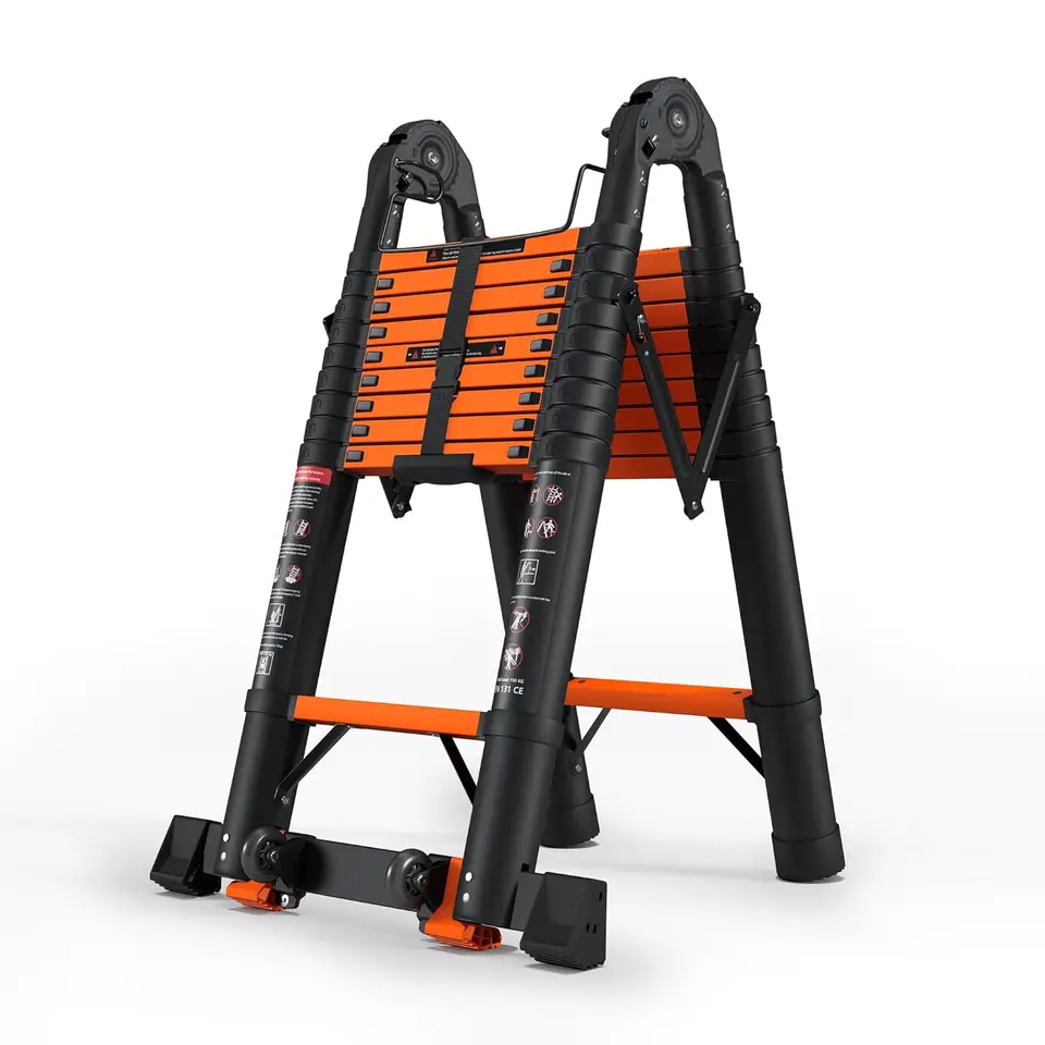 20 Foot Telescoping Aluminum A Frame Ladder