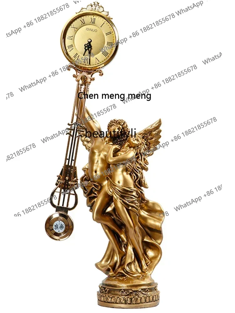 ss cn8350 ss 8350 The Grandfather Clock European Style Villa Large Pendulum  Clock Light Luxury Vertical Home Nordic Modern  mer