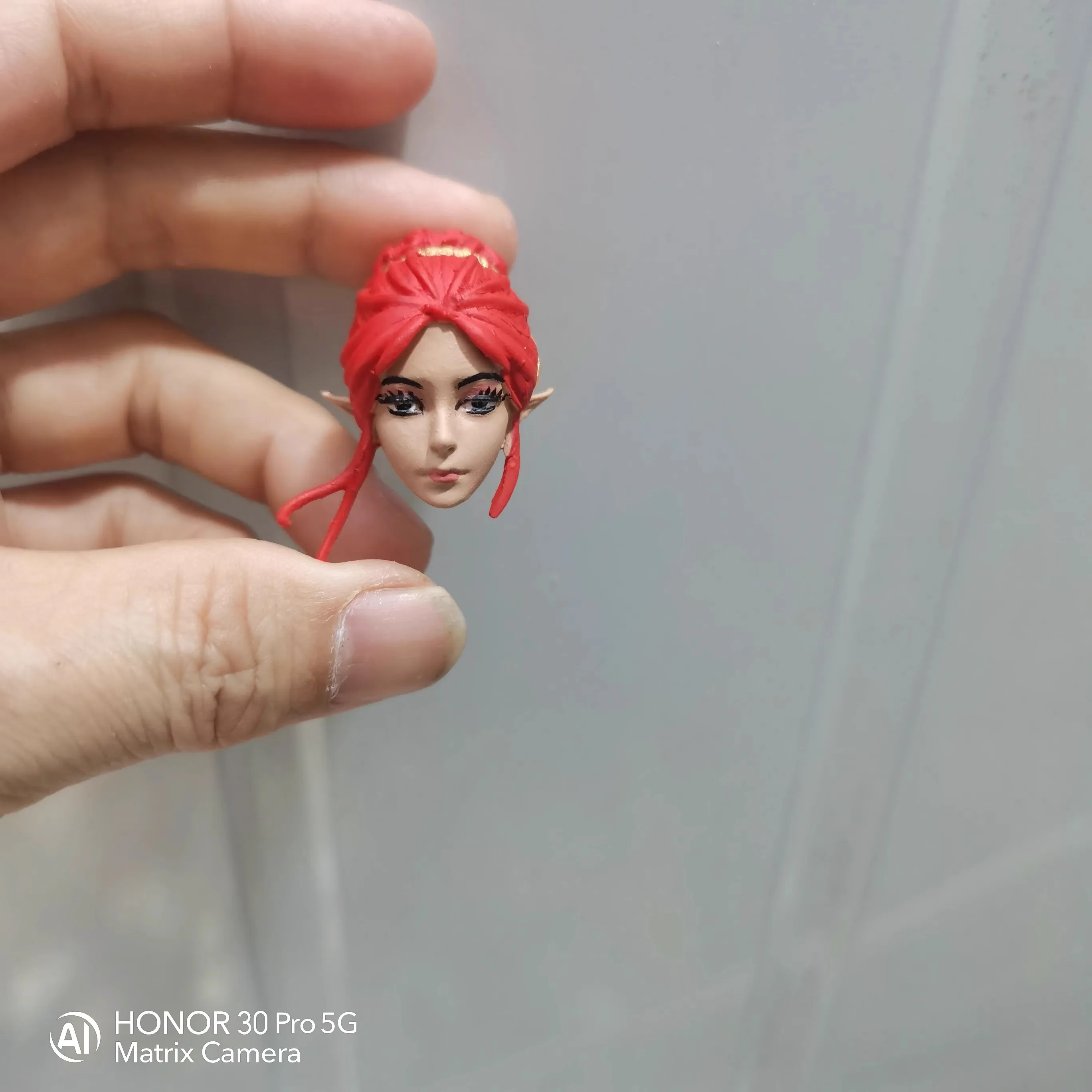 

1/12 Scale Soldier Beautiful Girl Head Carving Sculpture Model Toy Fit 6'' Action Figures Body In Stock