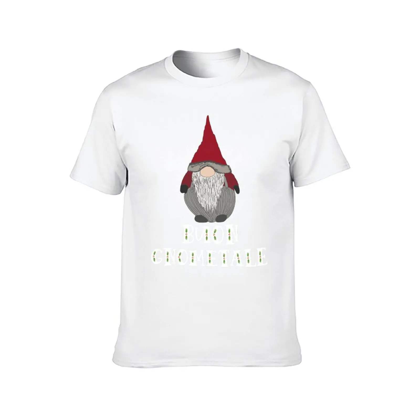 Buon Gnometale مضحك الإيطالية عيد الميلاد جنوم بون ناتال تي شيرت مضحك تي شيرت رجل رجل تي شيرت مصمم تي شيرت