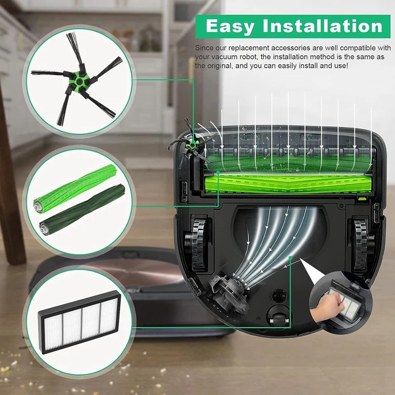 Części zamienne kompatybilne do odkurzacza Irobot Roomba S9 (9150) S9 + S9 Plus (9550)