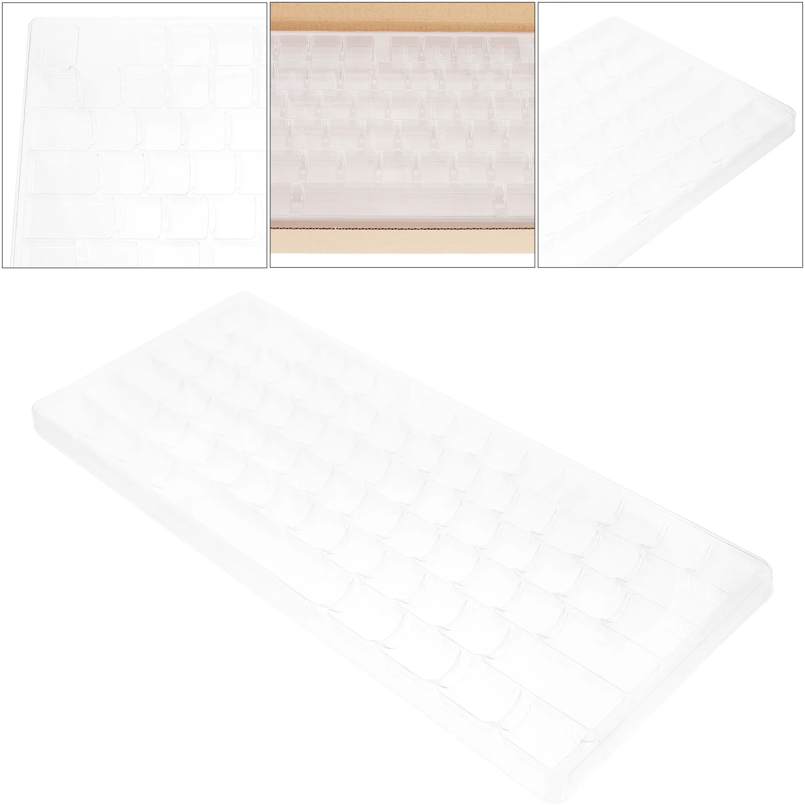 

1Set Keycap Box 3-Layer Plastic Kraft Paper Mechanical Keyboard Caps Storage Organizer Case Holder for Keyboard Accessories