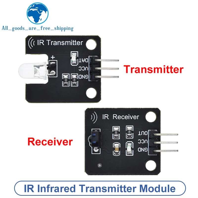 TZT 1Set IR Infrared Transmitter Module Ir Digital 38khz Infrared Receiver Sensor Module With Remote Control For Arduino