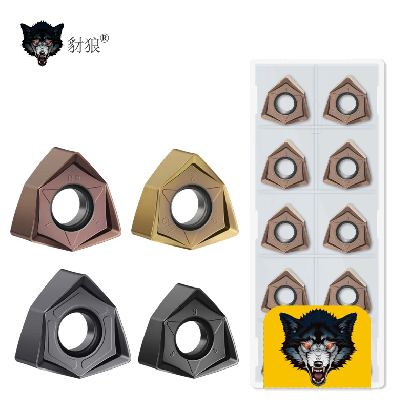 

WNMU0806 WNMU double-sided hexagonal heavy-duty insertion matching MFWN MFWN900 face milling cutter head FMB tool holder