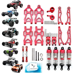 Braccio di sospensione in lega di alluminio Sedile ruota Set tazza sterzo Aggiornamento parti metalliche Accessori per SCY RC Car 16101 16102Pro 16103