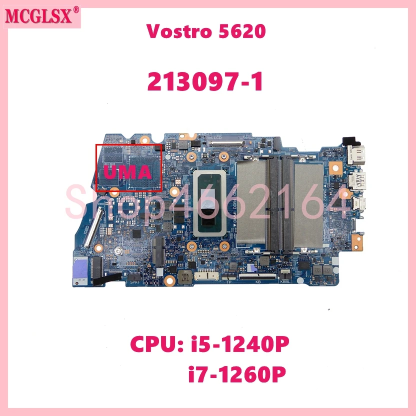 

213097-1 With i5-1240P i7-1260P CPU Laptop Motherboard For Dell Vostro 5620 Mainboard CN 0HRNCW 0V66D7 Fully Tested OK