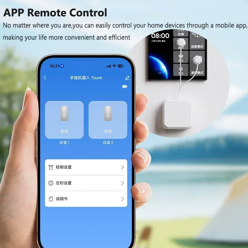 Tuya Smart Finger Bot Bluetooth Gateway Hub Smart Home Appliance Remote Controller Bridge Alexa Google Home Voice Type-C Charger