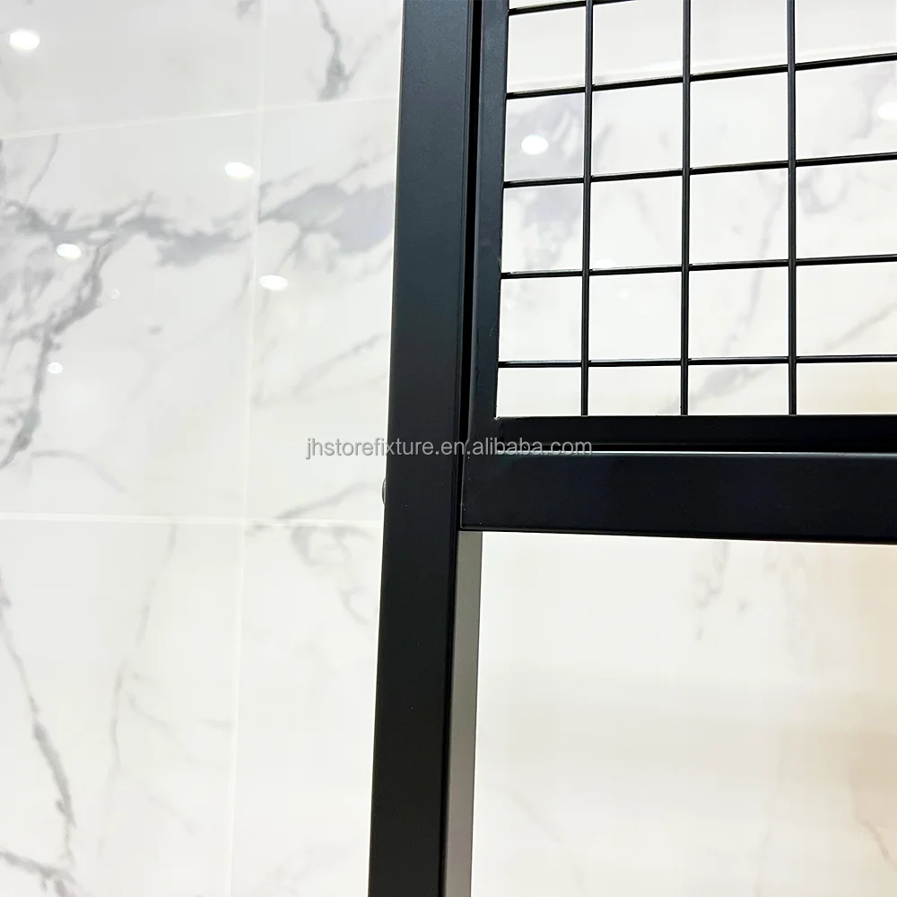 مصنع صيني رائجة البيع تي شيرت جينز رف شاشة الرجال متاجر الملابس الديكور رف الملابس الذهبية مع خصم كبير