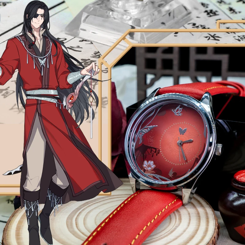 Heaven Official'S Blessing Watch Lucky Stone Genuine Joint Anime Peripherals Xie Lian Hua Cheng Sanlang Couple Watches Girl Gift