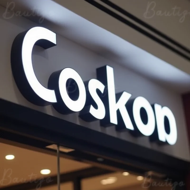 Custom 3D LED Metal Letters Sign For Business Storefront Outdoor Waterproof Illuminated Frontlit Light Up Advertising Signage