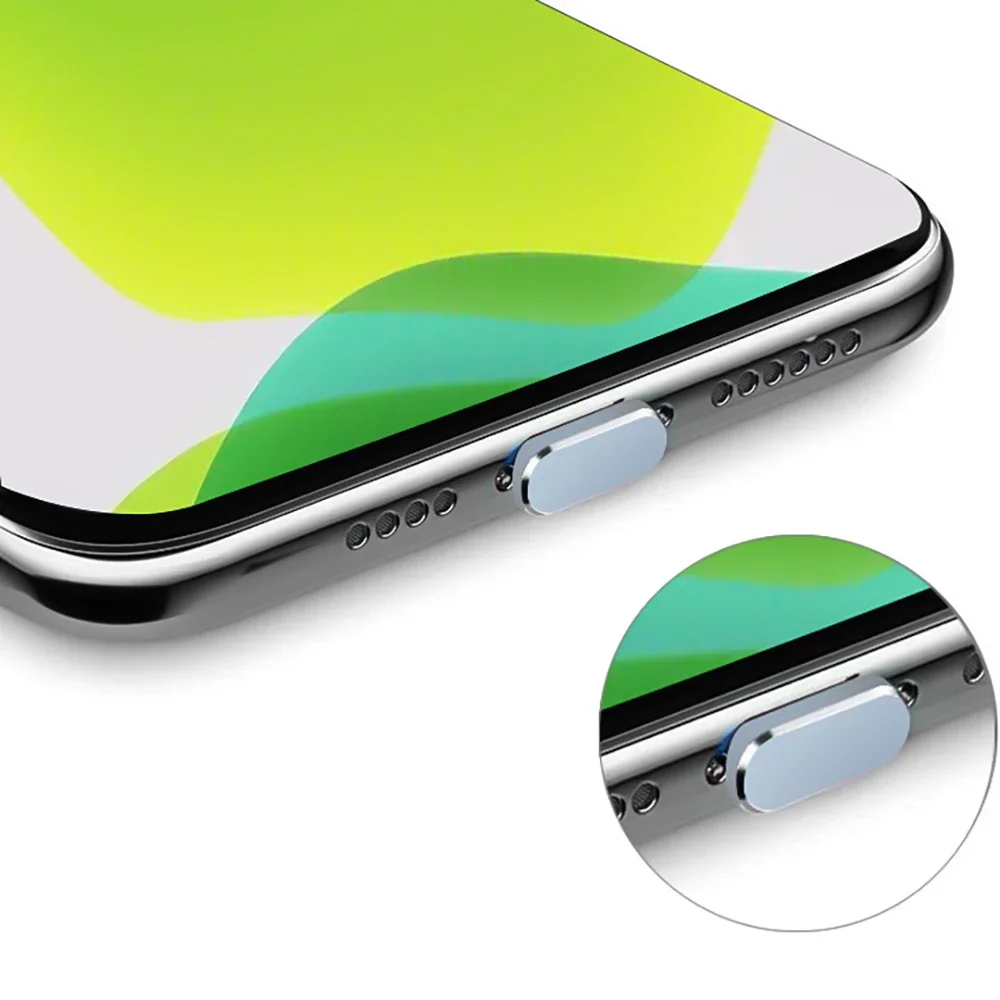 For iPhone 14 13 12 11 Pro Max XR 8 Plus Metal Dust Plug Charging Port Protector For IOS Apple iPad Anti Dust Cover Caps