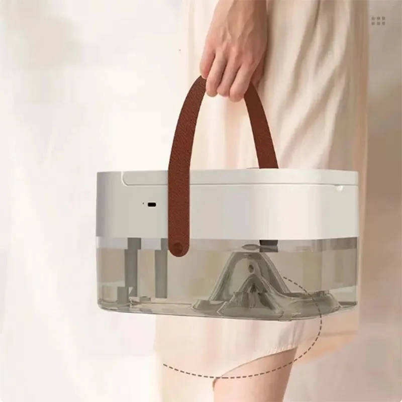 Double ventilateur de pulvérisation lampe à LED Portable brume d'eau ventilateur d'humidification amusant 3 vitesses muet refroidisseur d'air ventilateur électrique pour